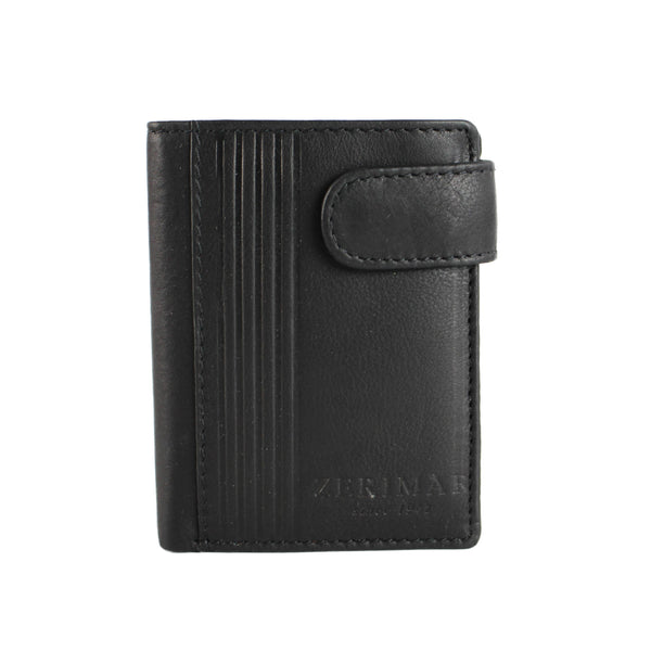 Men's leather wallet purse card holder 10x9 cm by Zerimar 1942