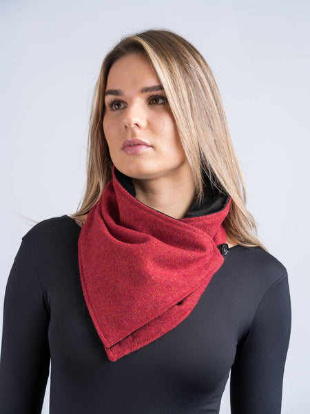 Orange Tweed Snood By Celtic Tweed