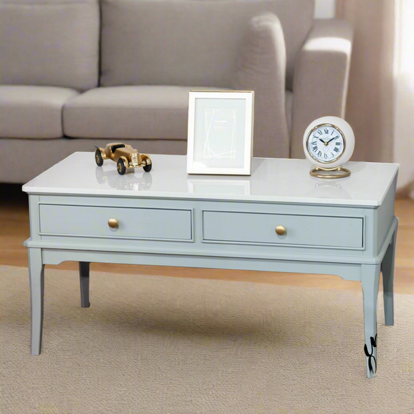 Sage and Marble Coffee Table