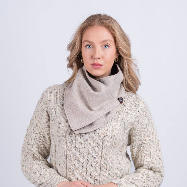 Alpaca Wool Tweed Snood by Celtic Tweed