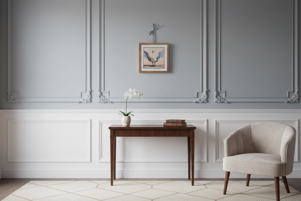 Swan Framed Print (with antique ribbon and gold nail  for hanging) by Odalisque Paris