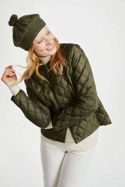 Farragh Aran Adult Beret - Green