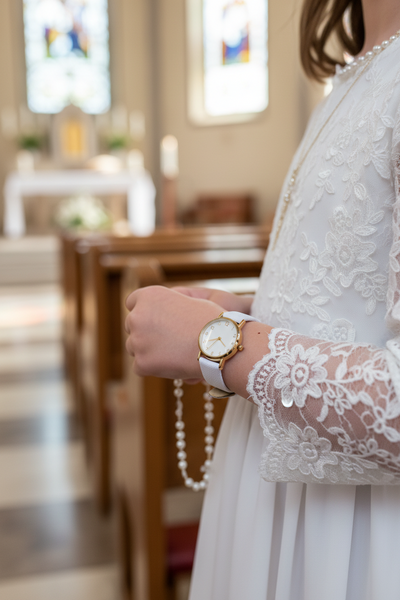 Kids Watch - White - Perfect for Communion Outfit