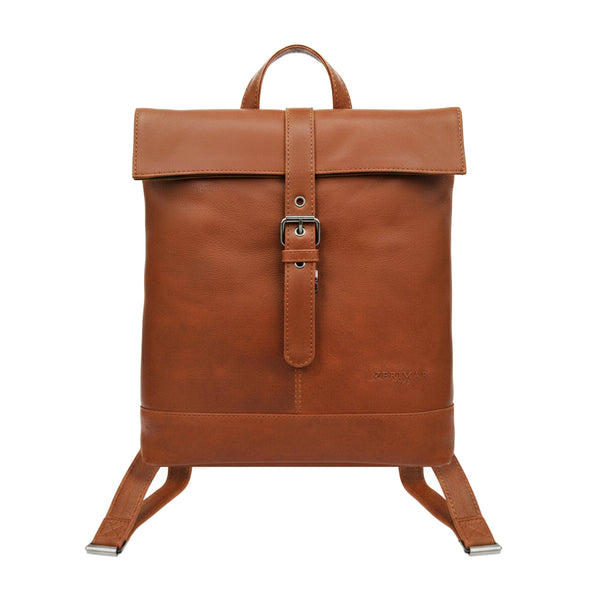 Leather Backpack in Tan by Zerimar 1942