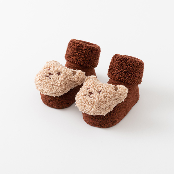 Annie & Charles® socks with non-slip sole BEAR