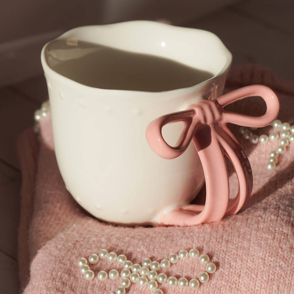 Mug Ribbon Grace pink 350 ml Isabelle Rose
