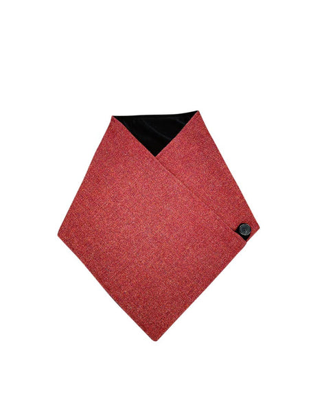 Orange Tweed Snood By Celtic Tweed