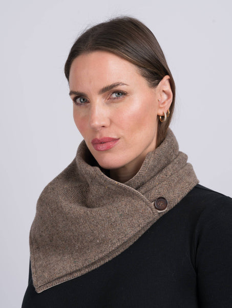 Women's Fawn Tweed Snood by Celtic Tweed