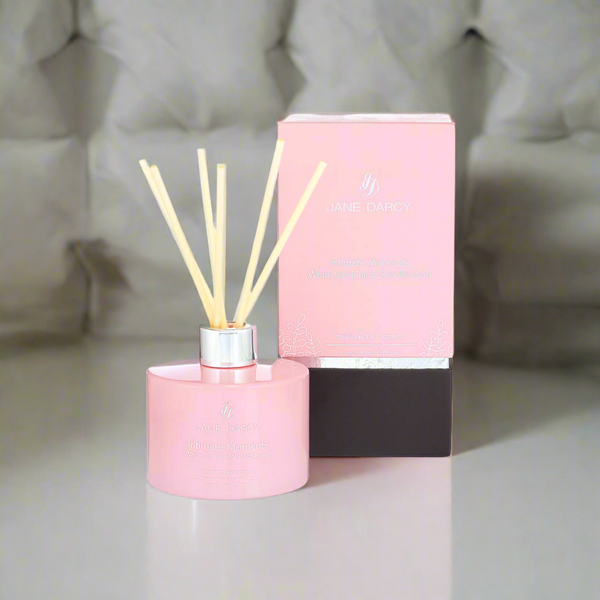 Luxury Reed Diffuser, White Jasmine & Sandalwood - Intimate Moments
