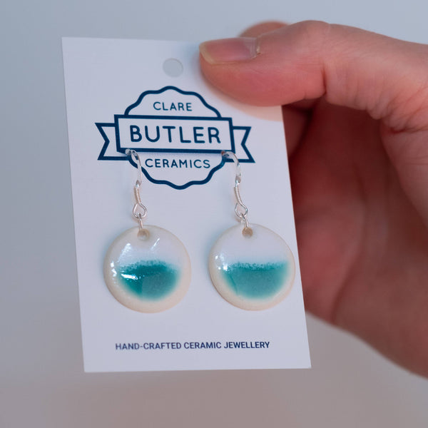 Marine Turquoise (Medium round drop) By Clare