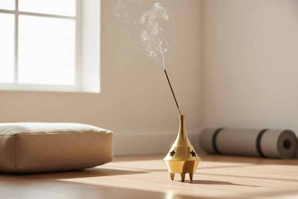 Mini incense burner with conical burner (INB-163)