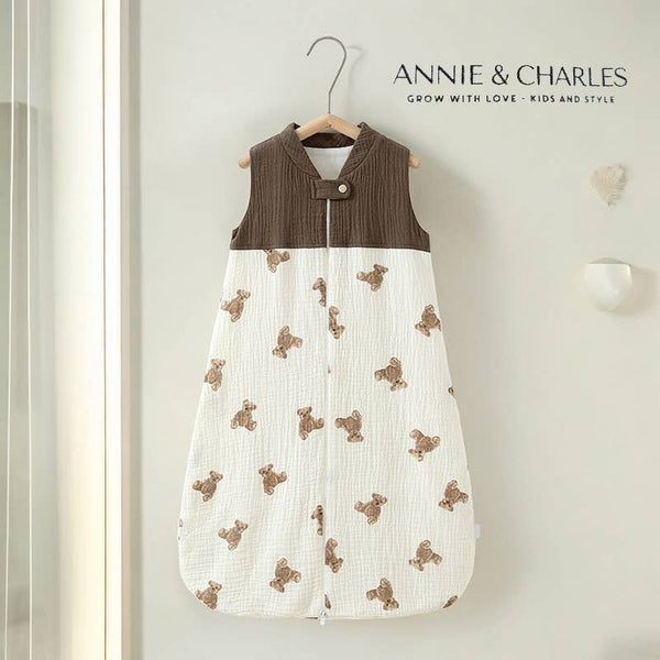 Annie & Charles® 100% organic muslin sleeping bag