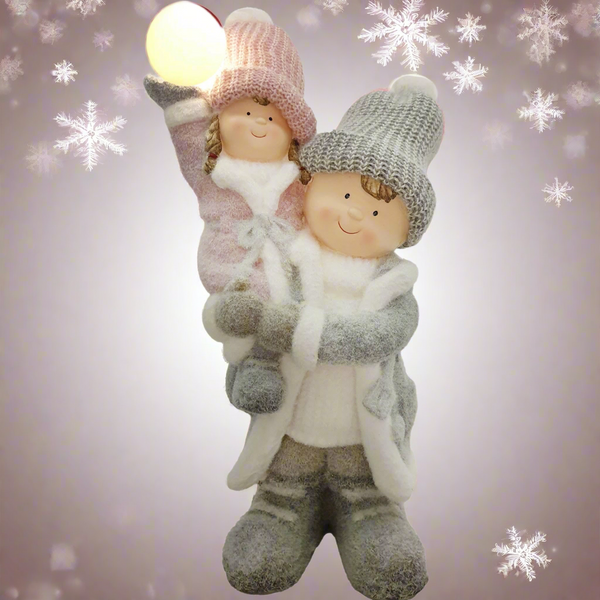 Colly Carries Molly with LED Ball from The Colly & Molly Christmas Collection