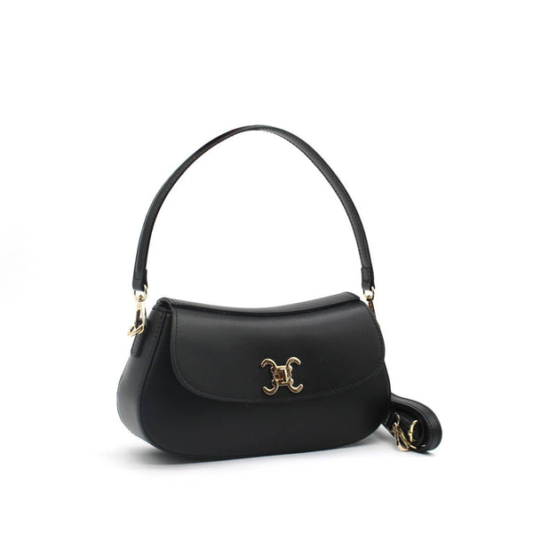 Elegant Shoulder Leather  Bag with logo by Vimoda