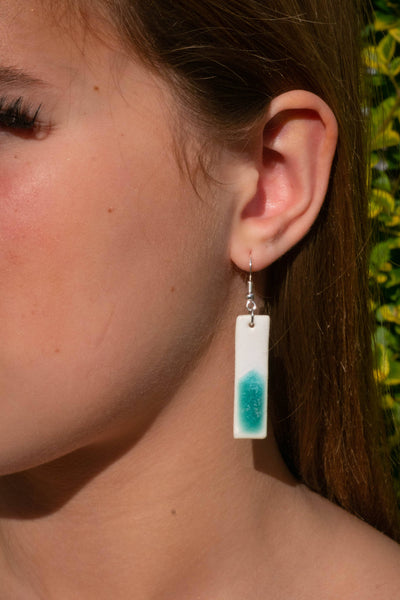Marine Turquoise (Large Rectangle Drop)
