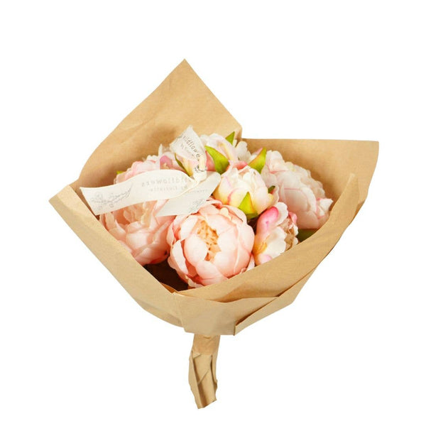 Classic Silk Artificial Peony Bouquet