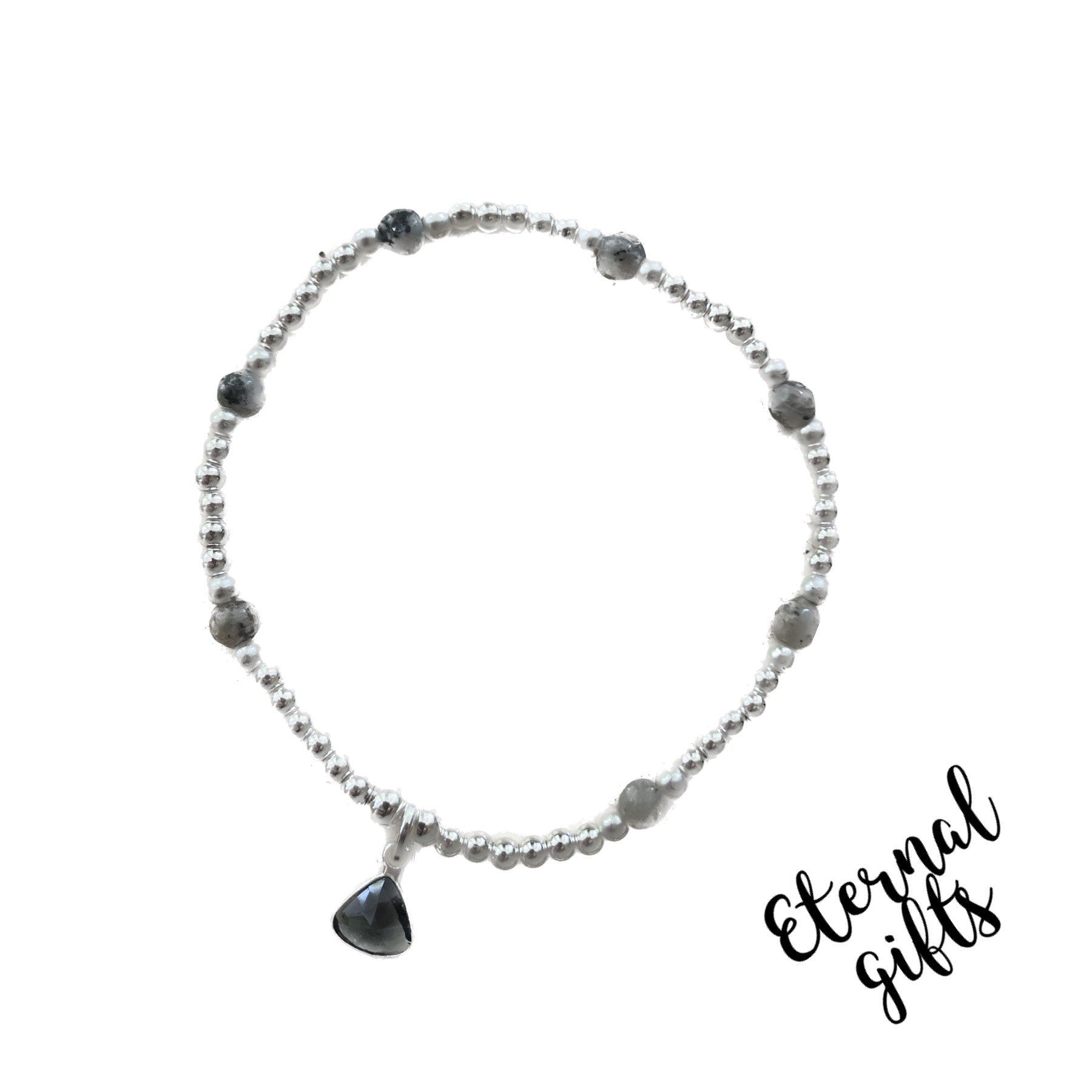 Hermatite Silver Bracelet by Estela
