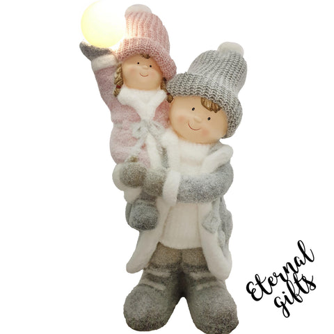 Colly Carries Molly with LED Ball from The Colly & Molly Christmas Collection