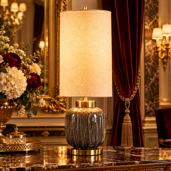 Zahlia Buffet Lamp by Mindy Brownes Interiors