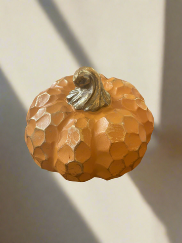 Orange Ceramic Pumpkin