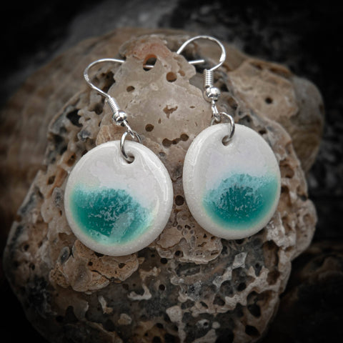 Marine Turquoise (Medium round drop) By Clare
