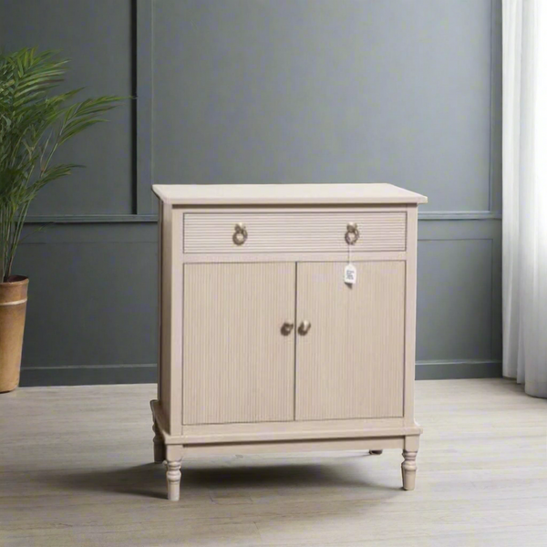 Pebble Grey Cabinet (1 Drawer , 2 Door) - The Grange