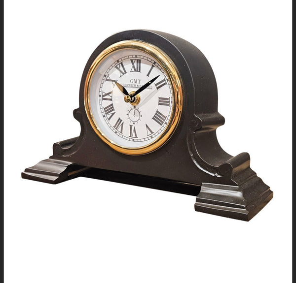 Antique Brass Mantle Clock
