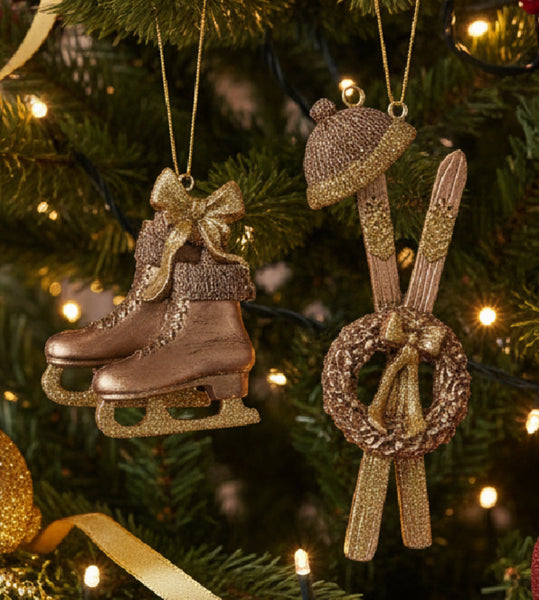 Skates and Skittle Christmas Decorations Genesis