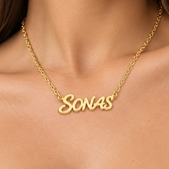 Séala Sonas Pendant Chain Gold