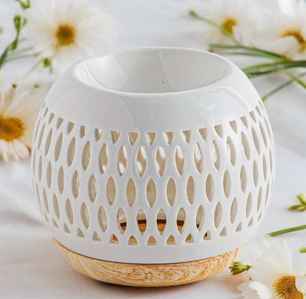 Ceramic Lattice Oil or Wax Burner