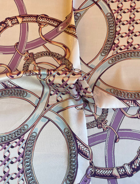 Classical Dress Scarf in Purples