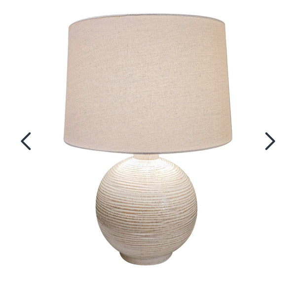 Beige Ceramic Lamp