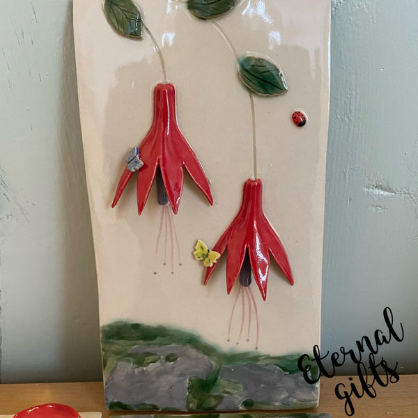 Fushia Wall Plaque - Creative Clay