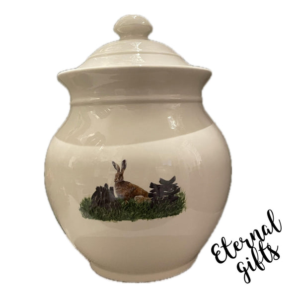 Hare Bread Crock by Shannonbridge Pottery