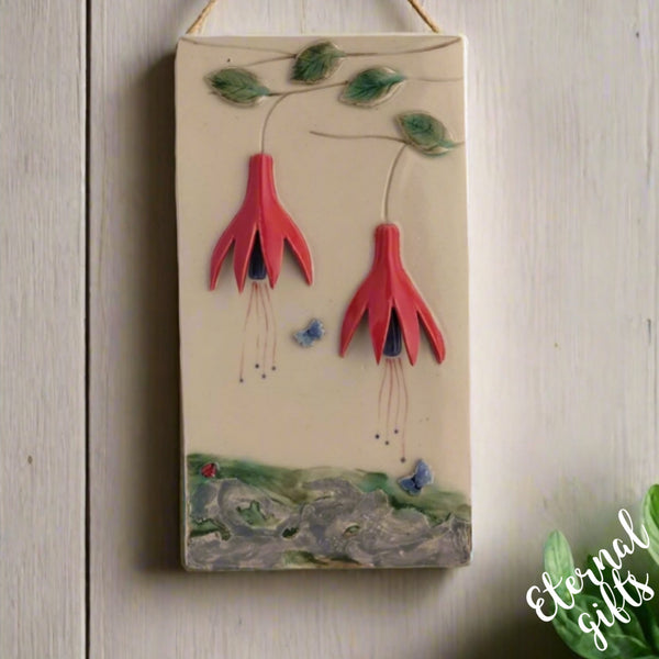 Fushia Wall Plaque - Creative Clay