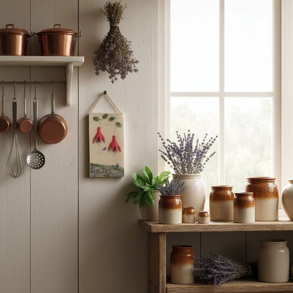 Fushia Wall Plaque - Creative Clay