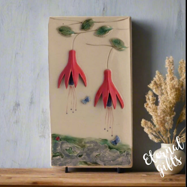 Fushia Wall Plaque - Creative Clay