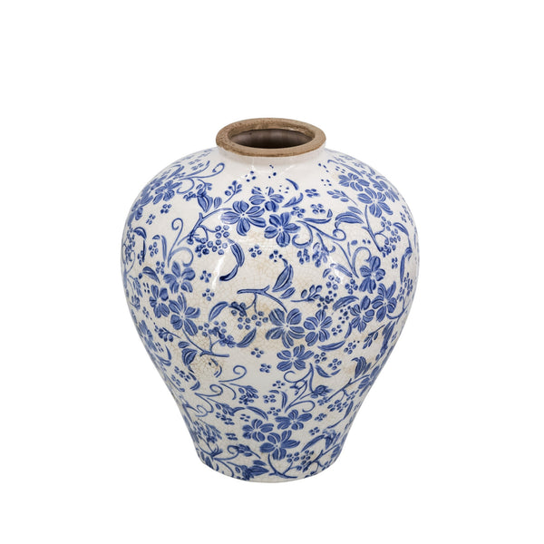 Blue floral Vase 23cm