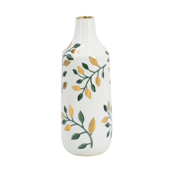 Green and Gold Vase 31cm