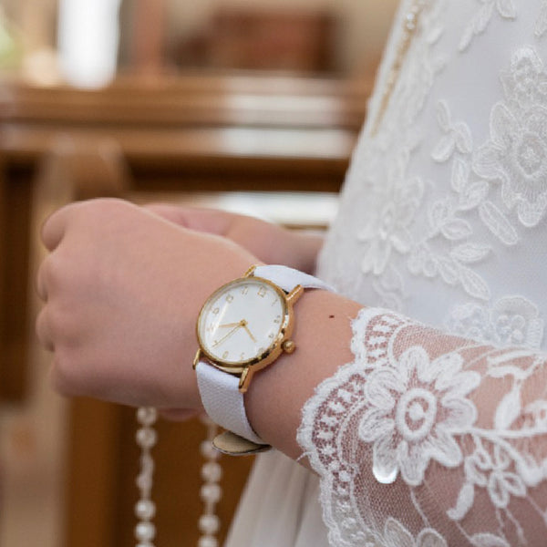 Kids Watch - White - Perfect for Communion Outfit
