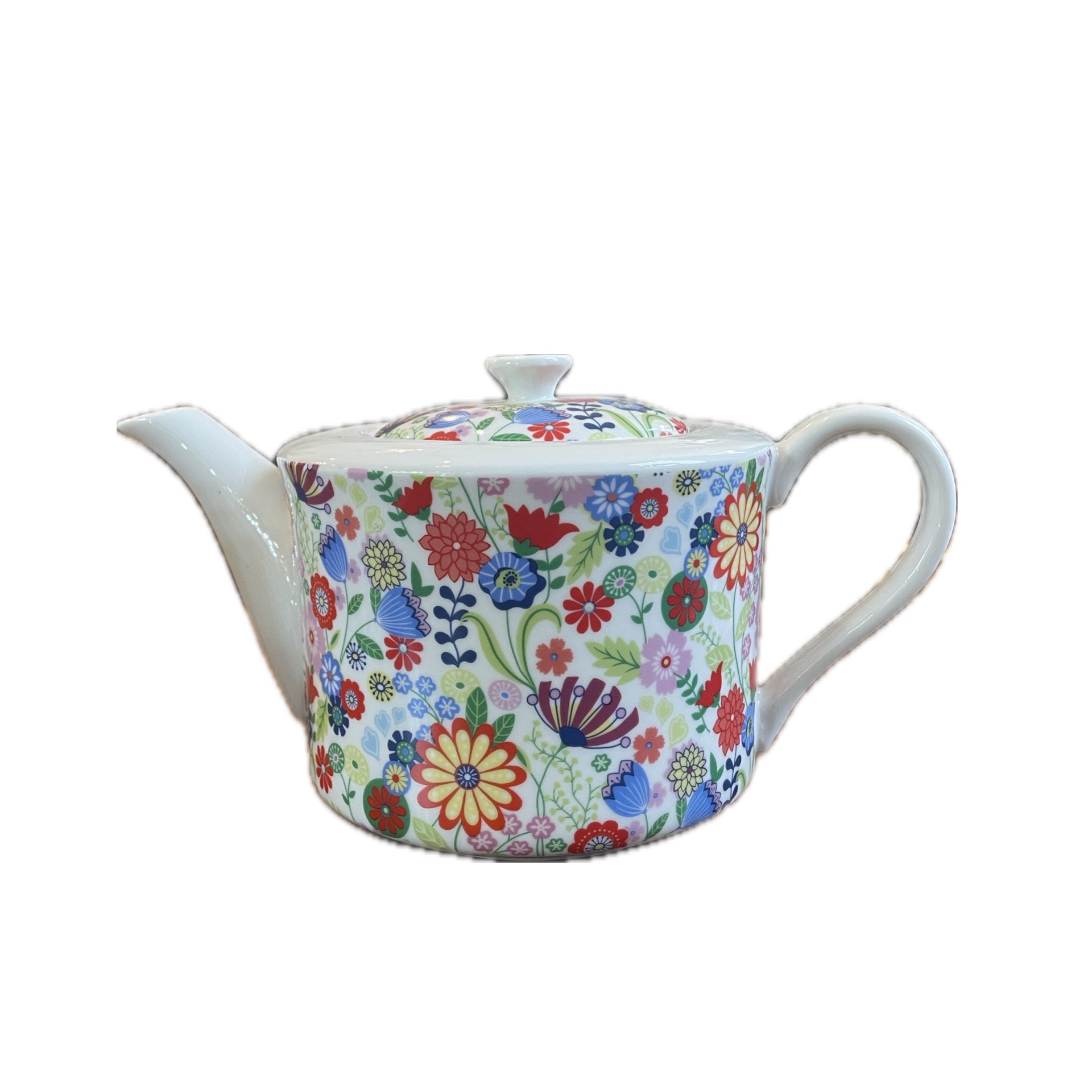 Ditsy Flower 4 Cup Tea Pot by Shannonbridge Pottery