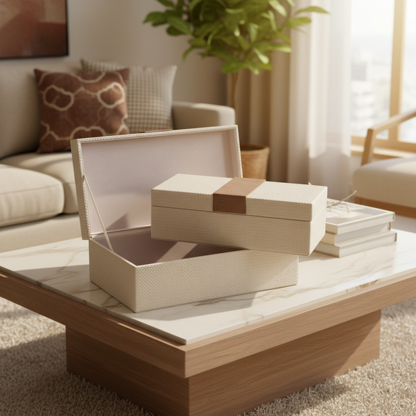 Andrea Decorative Box set of 2 by Mindy Brownes Interiors