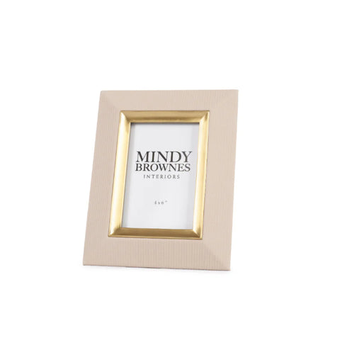 Sutera Frame (Cream 4 X 6) by Mindy Brownes