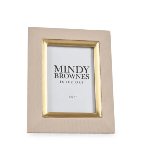 Sutera Frame (Cream 5 X 7) by Mindy Brownes