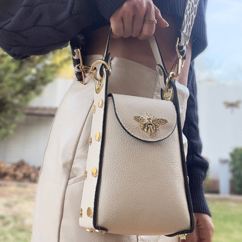 Cassette - The Bee Bag Creamy White.