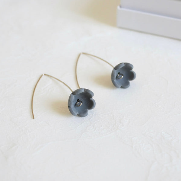 The Freda Earring in Grey by Marlese Made - Irish Designer