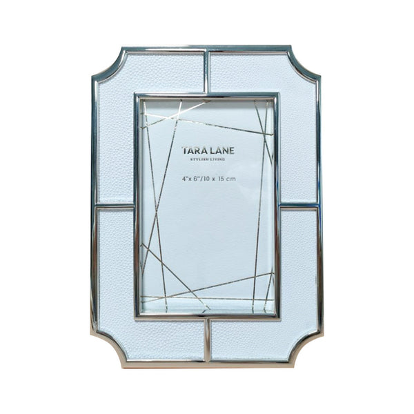 The Mila Photo Frame Faux leather 4” X 6”