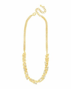Classical Statement Neckpiece in Gold by Absolute Jewelllery