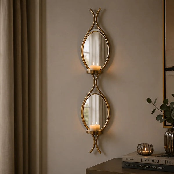 Claude Wall Mirrored Wall Sconce by Mindy Brownes