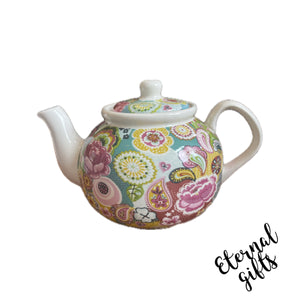 Burst of Colour 4 Cup Teapot by Shannonbridge Pottery